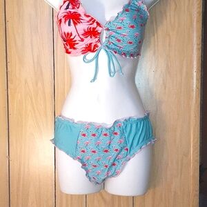 🆕 SALE 🛍️ Summer Flamingo 2 Piece Bikini